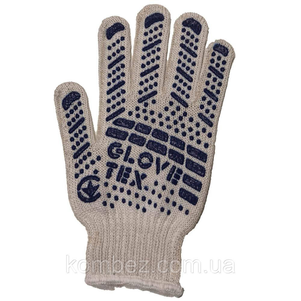 Рукавички трикотажні з ПВХ "GloveTex" платировка, 7 кл., 91 гр., арт.765