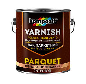 Лак паркетний Kompozit 2,5л/2шт