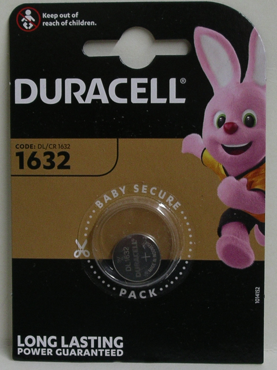 Батарейка DURACELL CR1632 3В дискова літієва
