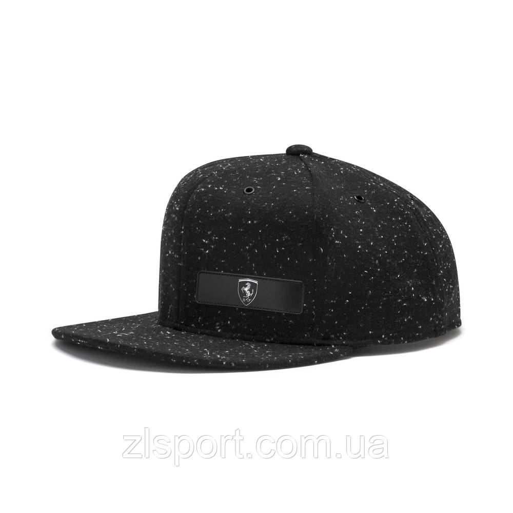 Оригінальна кепка Puma Scuderia Ferrari Lifestyle Flat Brim Cap 022380_01 з прямим козирком