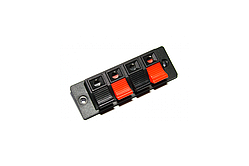 Гніздо на колонки затискач прямий 4pin. 19 мм. х 63 мм.