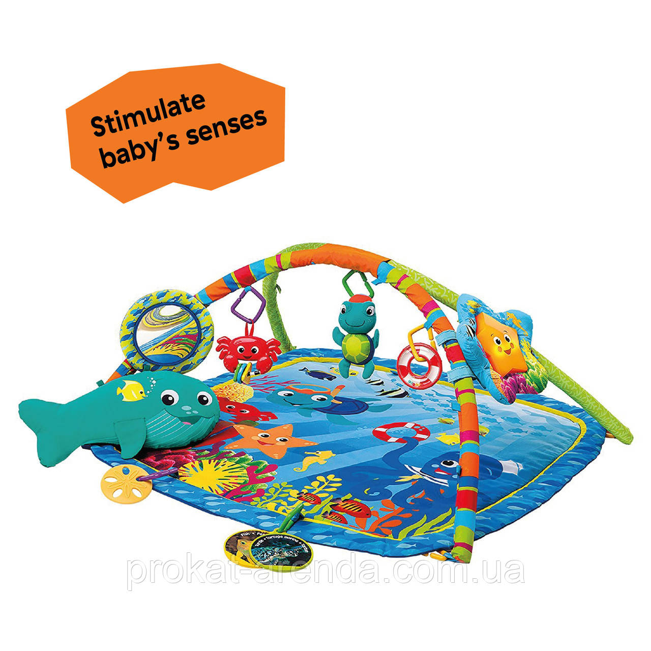 Розвивальний килимок Baby Einstein Play Gym Nautical Friends