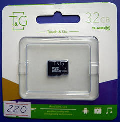 Картка пам'яті T&G 32GB MicroSD HC Class 10