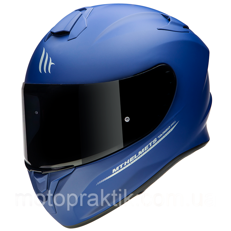 MT Targo Solid A7 Matt Blue, XS Мотошолом інтеграл