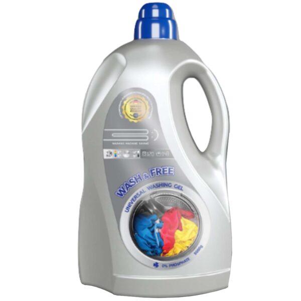 Гель для прання Wash&Free універсальний 5 л, фото 1