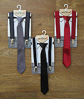 Подтяжки с галстуком для мальчика Турция,интернет магазин,детская одежда Турция,атлас