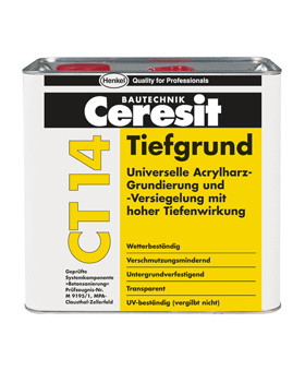 Ceresit CT 14 Ґрунтовка універсальна глибокопроникна, каністра 5 л. Лак для промислової підлоги.