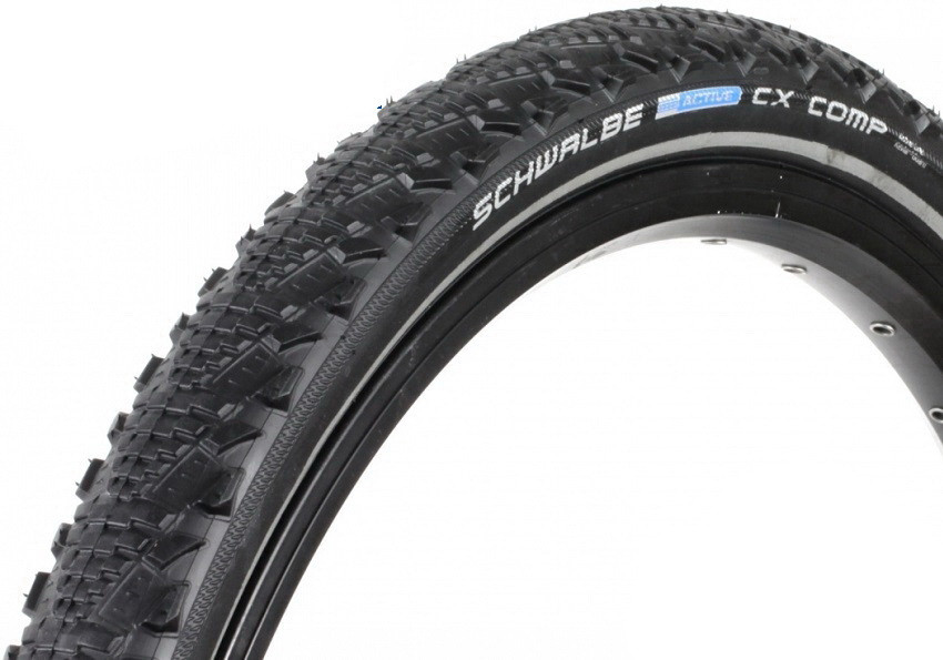 Велошина 28x1.35 700x35C (35-622) Schwalbe CX COMP K-Guard Active B/B-SK HS369 SBC 50EPI 11149369
