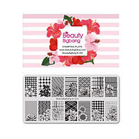 Пластина для стемпінгу Beauty BigBang XL-024 Квіти