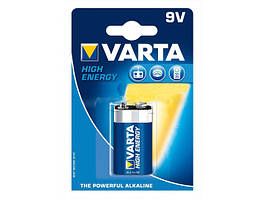 Батарейка Varta Алкалайн 6LR61/1bl high/longlife power крона(10)(50)