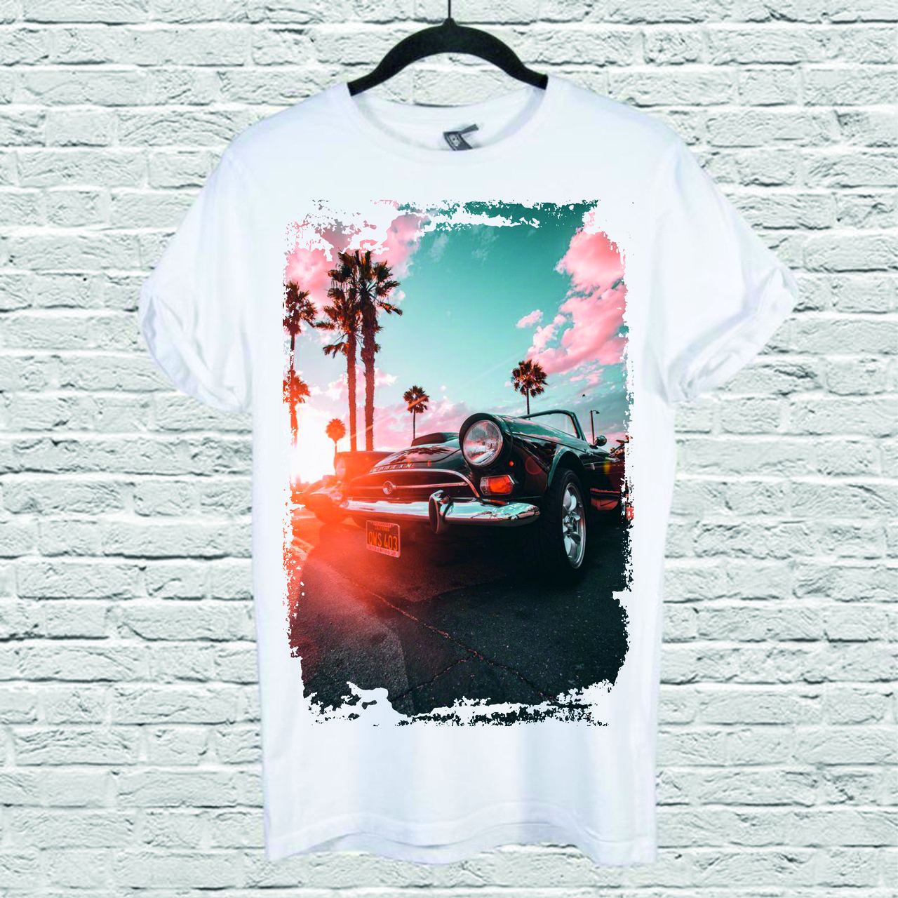 Футболка YOUstyle Car 0220 S White