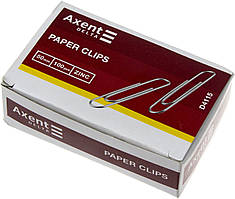 Скріпки "Delta by Axent" №D4115 50мм(100шт)оцинковані (20)(100)