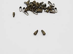 Перехідник-з'єднувач. Колір "стара латунь". 12мм. 100шт/уп., фото 5