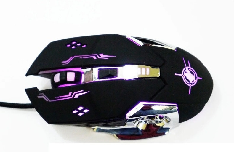 Ігрова комп'ютерна миша Keywin X6 дротова з RGB підсвіткою
