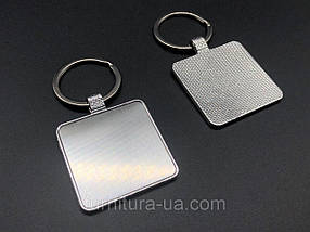 Заготовка для брелока. Квадрат. 38х38мм, фото 5