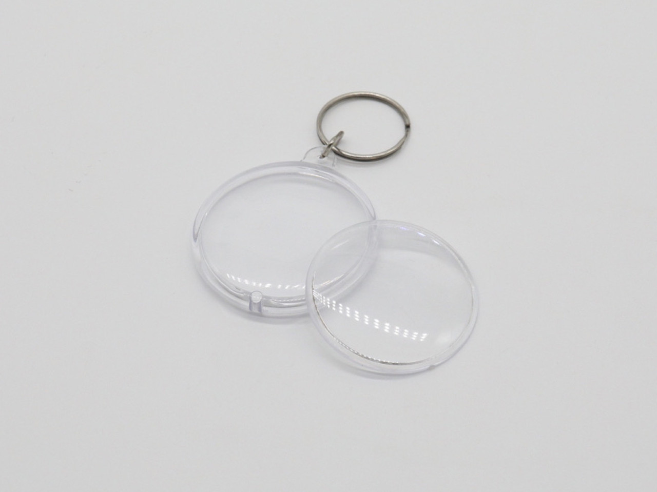 Акрилові заготовки для брелка. 45мм. Фото 40мм.