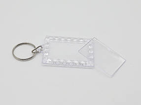 Акрилові заготовки для брелока. Візерунок. 38х55мм (Фото 28х39мм)., фото 2