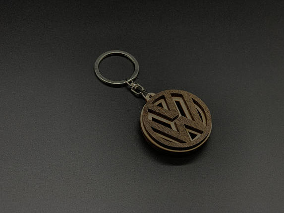 Брелок дерев'яний Volkswagen. 4см, фото 2