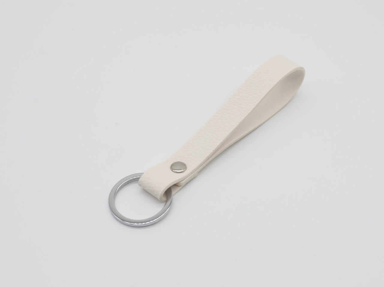 Ремінці для ключів з кільцем. Колір білий. 11см