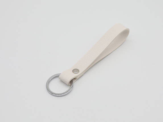 Ремінці для ключів з кільцем. Колір білий. 11см, фото 1