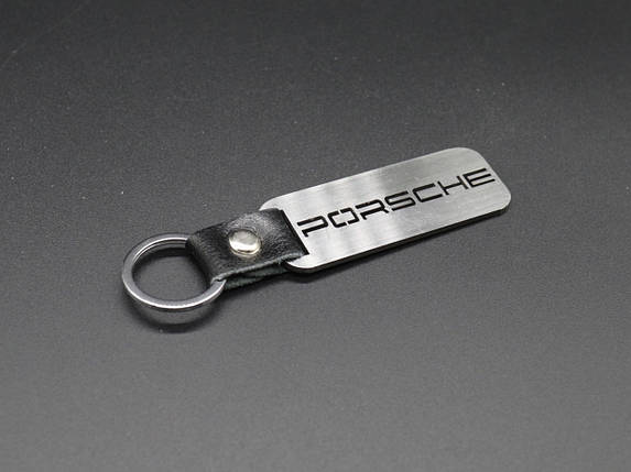 Брелок металевий. PORSCHE. 10х2,5см, фото 1