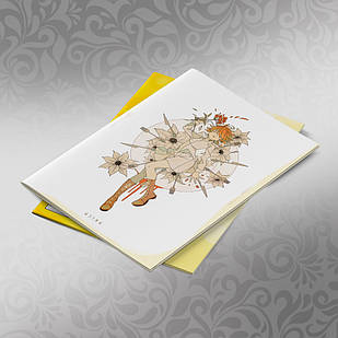 Скетчбук А5 кремові листи The Promised Neverland 30 аркушів 015