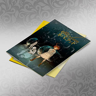 Скетчбук А5 кремові листи The Promised Neverland 30 аркушів 024