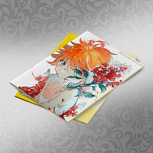 Скетчбук А5 кремові листи The Promised Neverland 30 аркушів 043