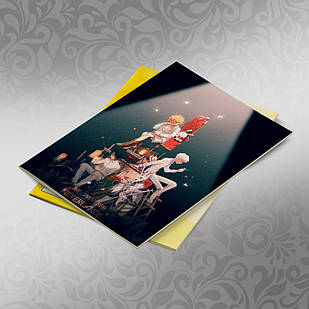 Скетчбук А5 кремові листи The Promised Neverland 30 аркушів 049