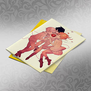 Скетчбук А5 кремові листи The Promised Neverland 30 аркушів 060