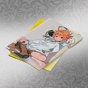 Скетчбук А5 кремові листи The Promised Neverland 30 аркушів 068