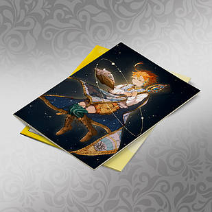 Скетчбук А5 кремові листи The Promised Neverland 30 аркушів 070