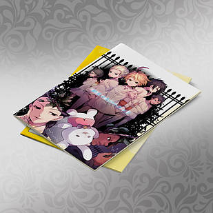 Скетчбук А5 кремові листи The Promised Neverland 30 аркушів 075