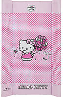 Пеленальная доска Maltex жесткий 50х80 см hello kitty, розовый