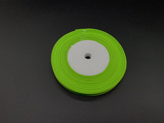 Стрічка корсажна. Колір №057, салатовий. 1см. 23м/рул., фото 2