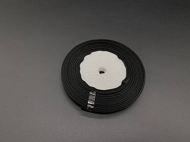 Стрічка корсажна. Колір №039, чорний. 1см. 91.4м/рул.