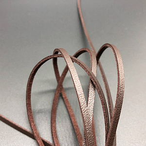 Шкіряні шнурки. Колір коричневий. 120см. 3мм