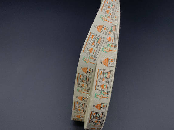 Стрічка декоративна з візерунком. Home. 2см, фото 1