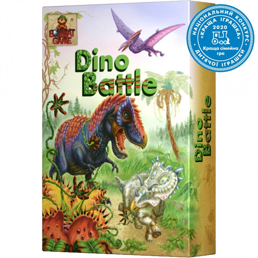 Настільна гра "Dino battle/Дино батл" 4820172800255 Bombat game