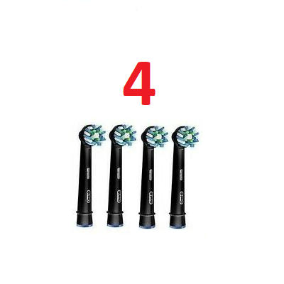 Насадки для зубної щітки ORAL-B Cross Action BLACK 4 шт.