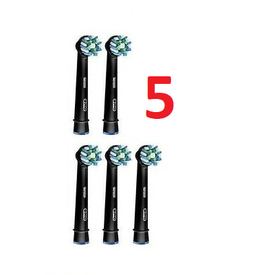 Насадки для зубної щітки ORAL-B Cross Action BLACK 5 шт.
