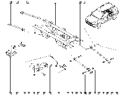 Підрамник задній Renault Duster (Original 554030064R)