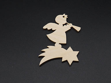 Дерев'яна заготовка під розпис. Фанера. 8х6см