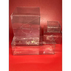 Коробки збірні прозорі пластикові 20 х 10 х 10 см 200 мкр 50 шт