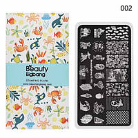Пластина для стемпінгу Beuty BigBang XL-002 Лето
