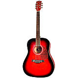 Електроакустична гітара EQUITES WKL 01 RDS 41'' + Cherub GT-3 Preamp, фото 3