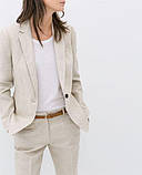 Жіночий лляний костюм піджак і штани вільного крою. Колір і розмір в асортименті 40-72+, фото 3