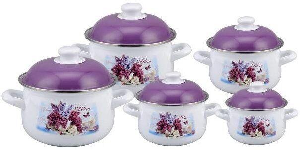 Набір емальованого посуду Edenberg EB-1872 10 предметів