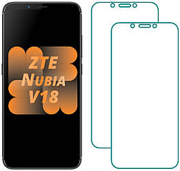 Комплект ZTE Nubia V18 Захисні Стекла (2 шт.) (Зте Нубия В18)