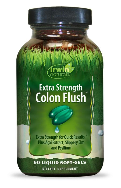 Irwin Naturals, "Посилене промивання кишківника", сильнодійне проносне, 60 капсул
